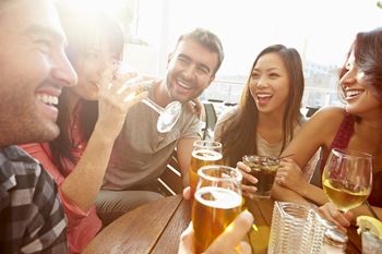 Resident social events and private social network